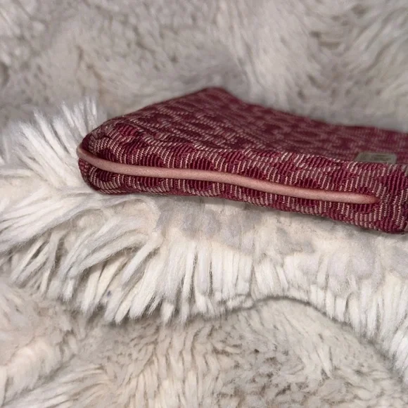 Coach Red Monogram Patterned Wristlet - Picture 4 of 11